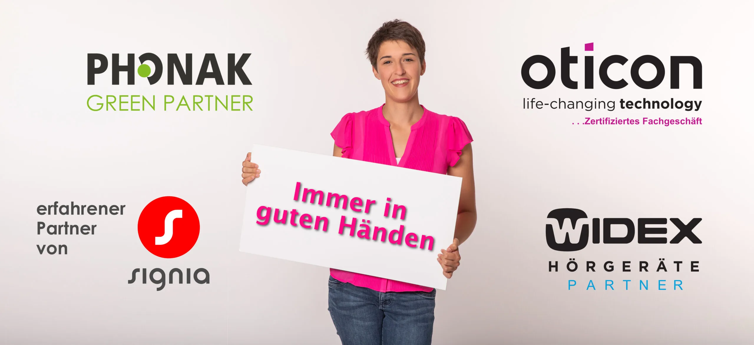 OTT hören, Hörgeräte-Partner von Phonak, Oticon, Signia und Widex